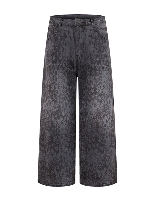 NOIR FLORAL DENIM Denim | STREETWEAR APPAREL | UNDEVELOPED