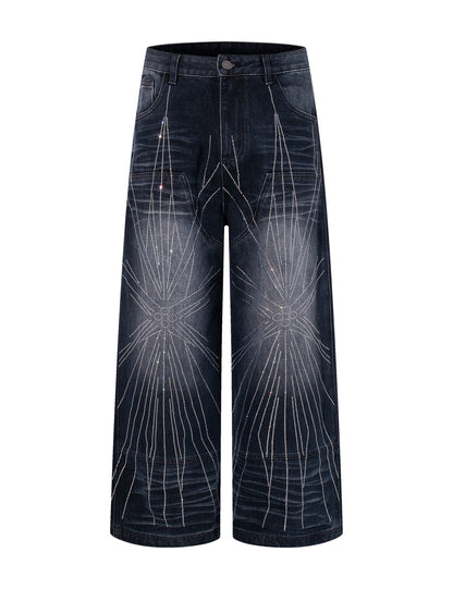 STAR RHINESTONE DENIM Denim | STREETWEAR APPAREL | UNDEVELOPED