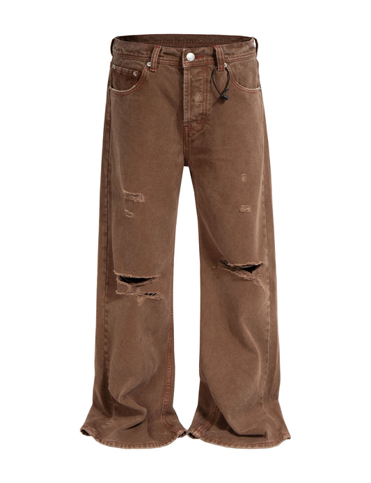 CLAY DISTRESSED DENIM | STREETWEAR APPAREL | UNDEVELOPED