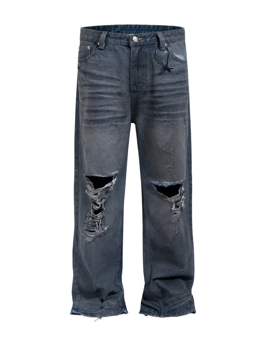 DESTROYED SLIM DENIM | STREETWEAR APPAREL | UNDEVELOPED