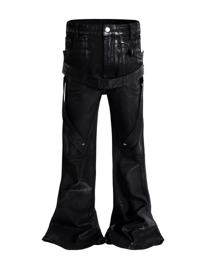 BONDAGE FLARE DENIM Denim | STREETWEAR APPAREL | UNDEVELOPED
