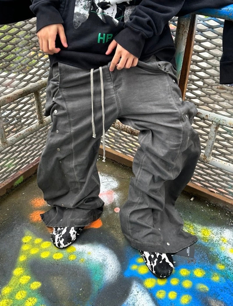 SLATE DRAWSTRING CARGO PANTS | UNDEVELOPED