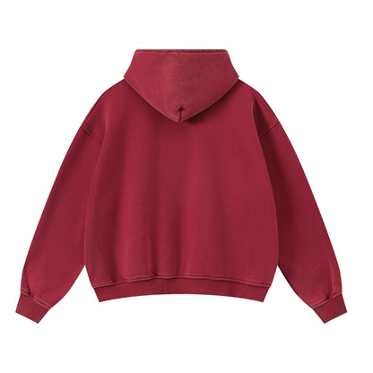 RED VINTAGE HOODIE Hoodies | STREETWEAR APPAREL | UNDEVELOPED