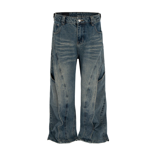 WIDEBOY CONTRAST PANEL DENIM | UNDEVELOPED