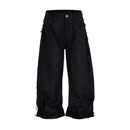 NOIR DISTRESSED PANEL DENIM | UNDEVELOPED