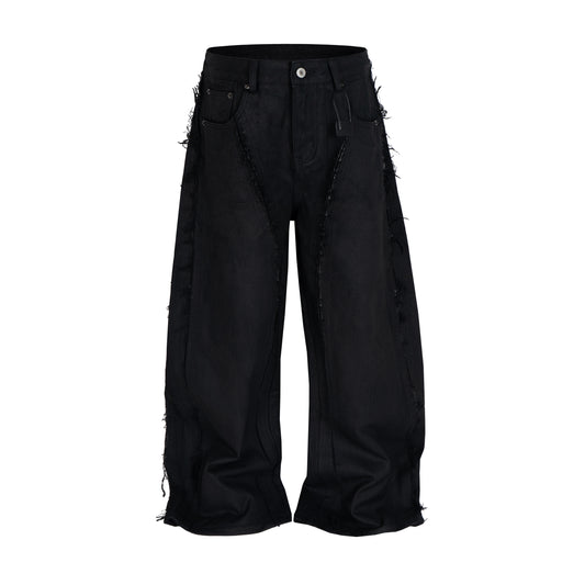 WIDEBOY WAXED FRAY DENIM | UNDEVELOPED