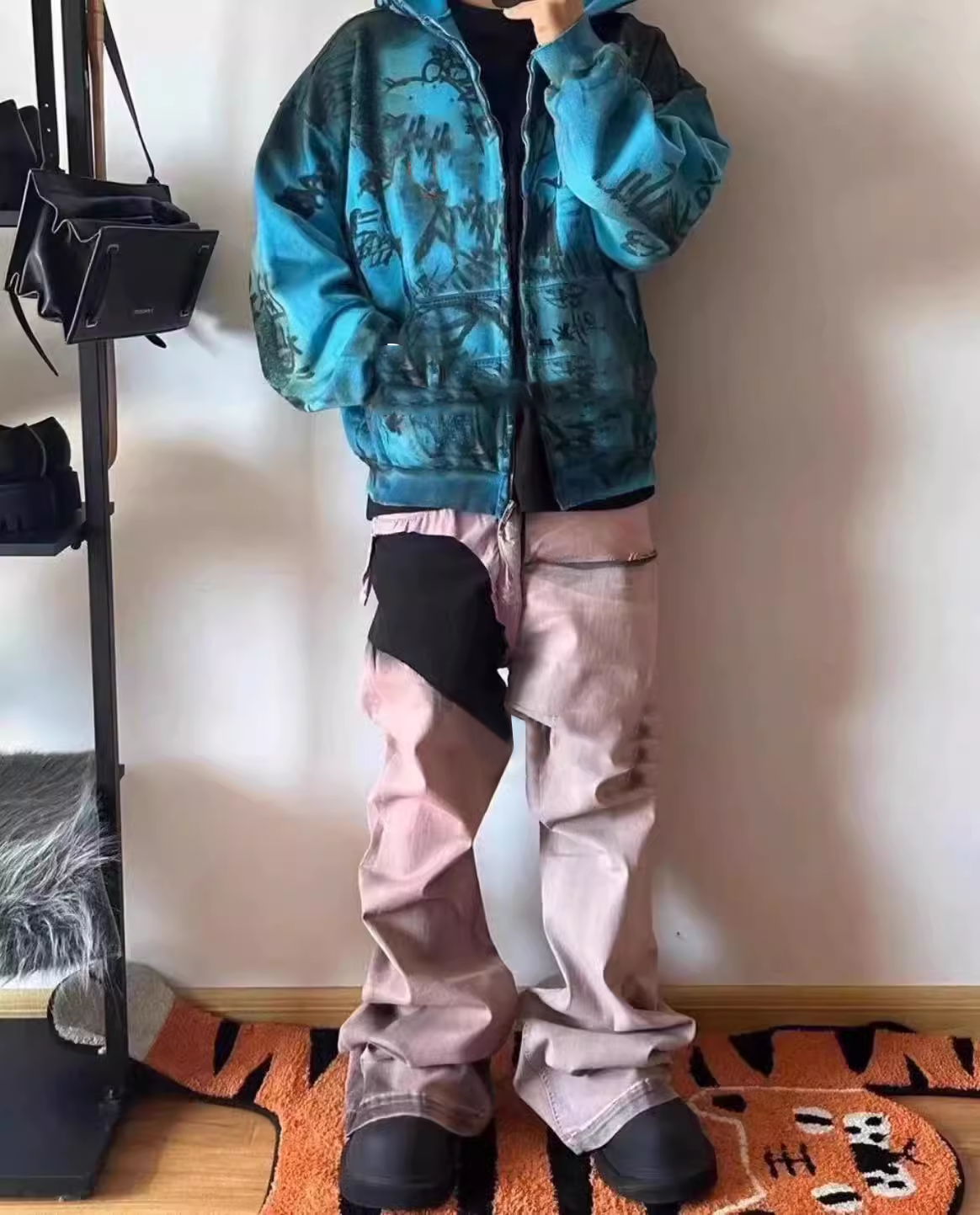 PINK PATCHWORK FLARE DENIM | UNDEVELOPED