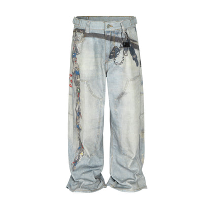 WIDEBOY PADLOCK DENIM | UNDEVELOPED