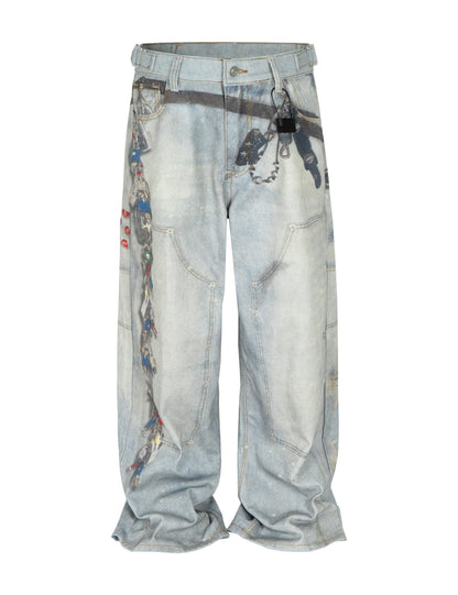 WIDEBOY PADLOCK DENIM Denim | STREETWEAR APPAREL | UNDEVELOPED