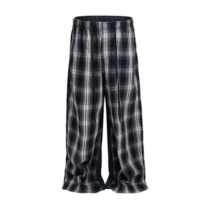 PLAID SPLIT SWEATPANTS | UNDEVELOPED