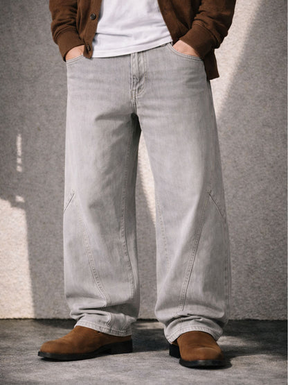 IVORY BAGGY DENIM | STREETWEAR APPAREL | UNDEVELOPED