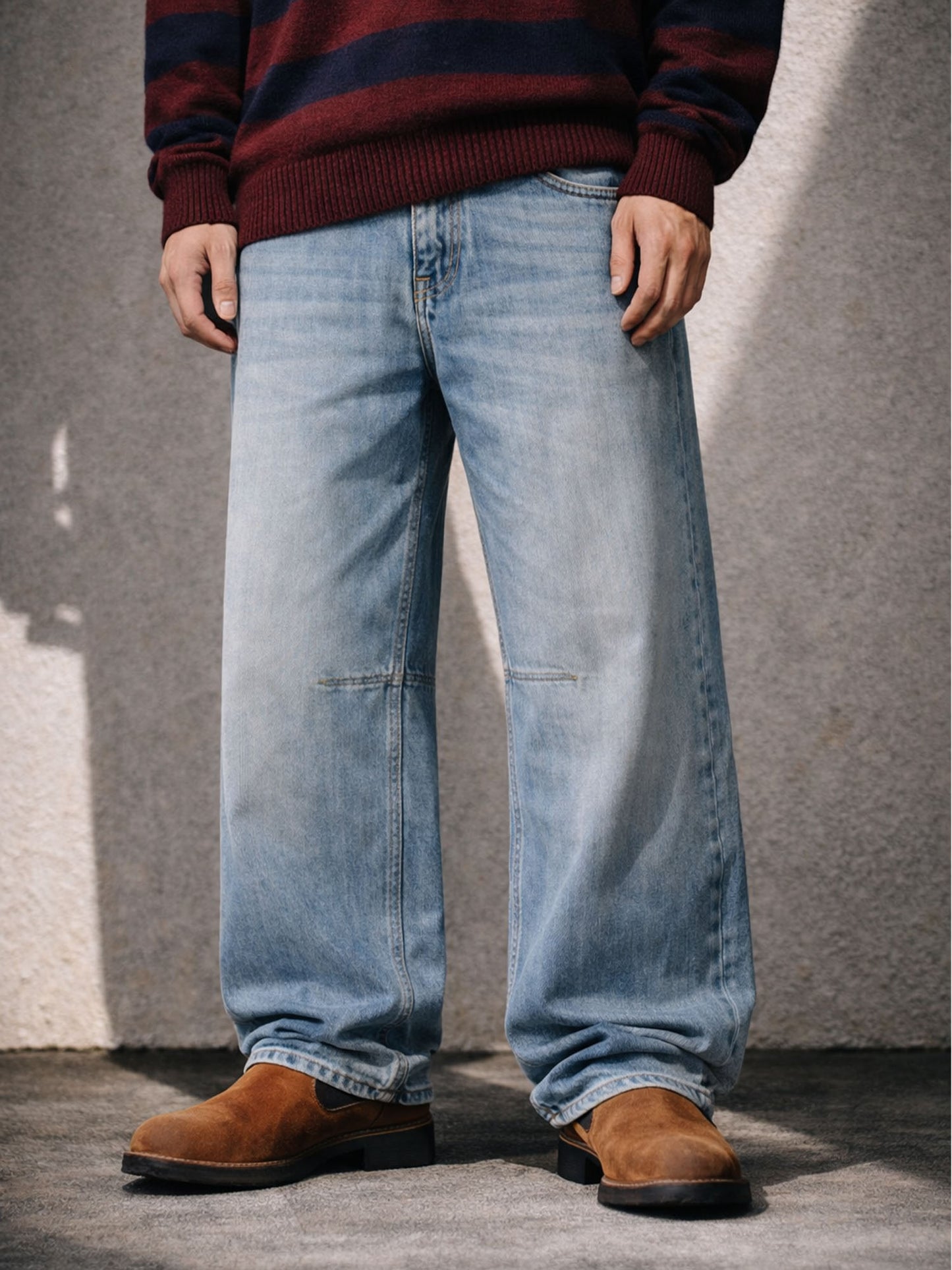 STONE WASH BAGGY DENIM | STREETWEAR APPAREL | UNDEVELOPED