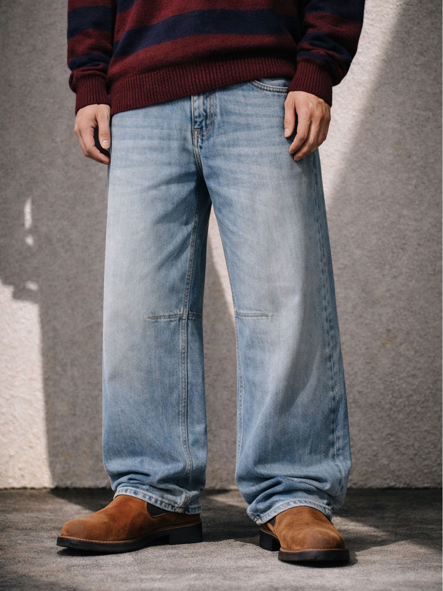 STONE WASH BAGGY DENIM | STREETWEAR APPAREL | UNDEVELOPED