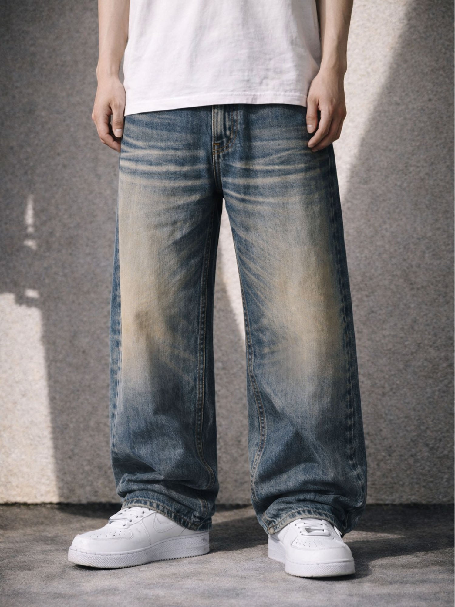 SANDWASH BAGGY DENIM | STREETWEAR APPAREL | UNDEVELOPED