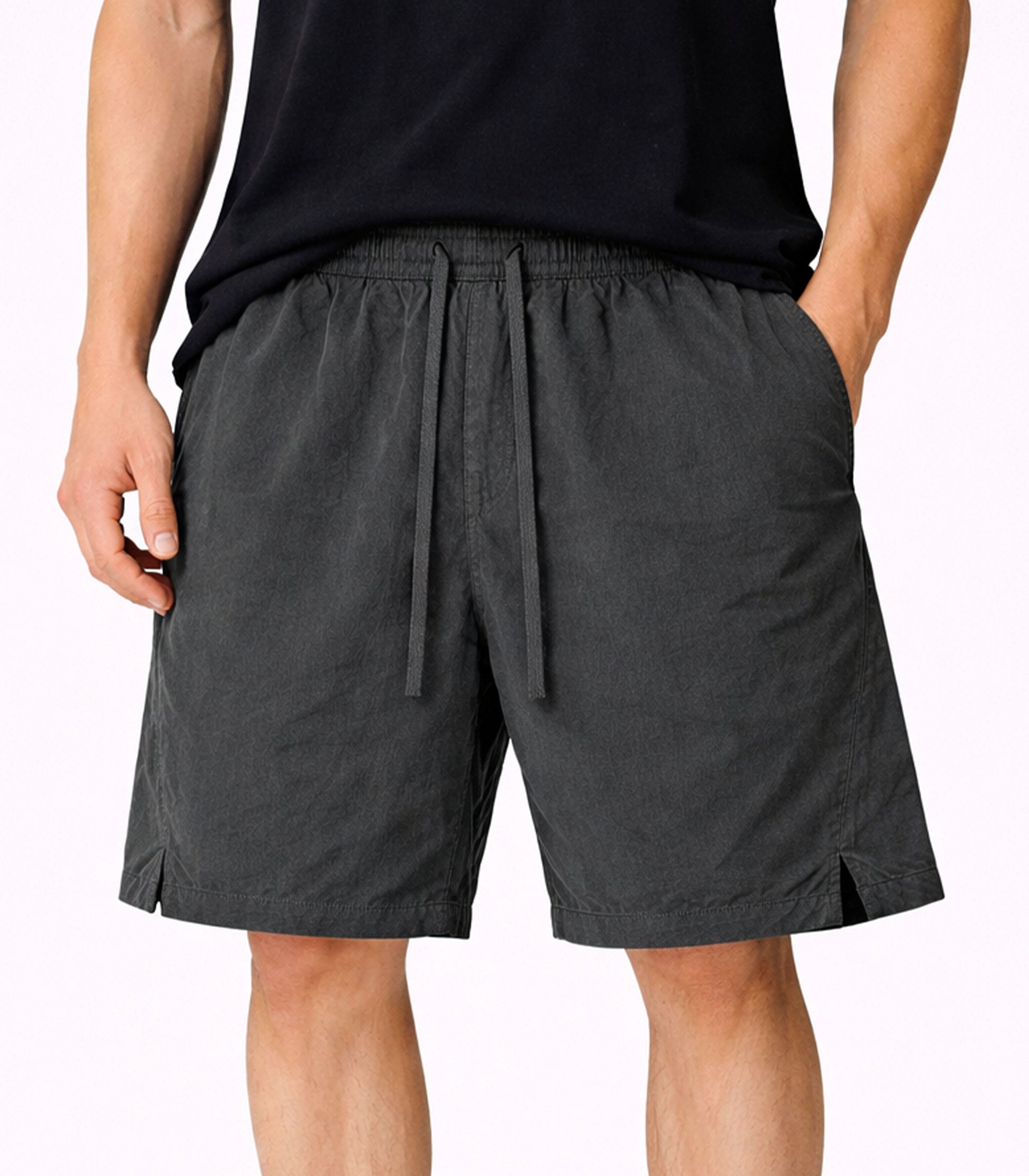 CHARCOAL BOARD SHORTS | STREETWEAR APPAREL | UNDEVELOPED