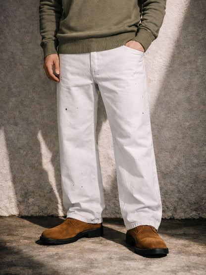 IVORY BOOTCUT DENIM | STREETWEAR APPAREL | UNDEVELOPED