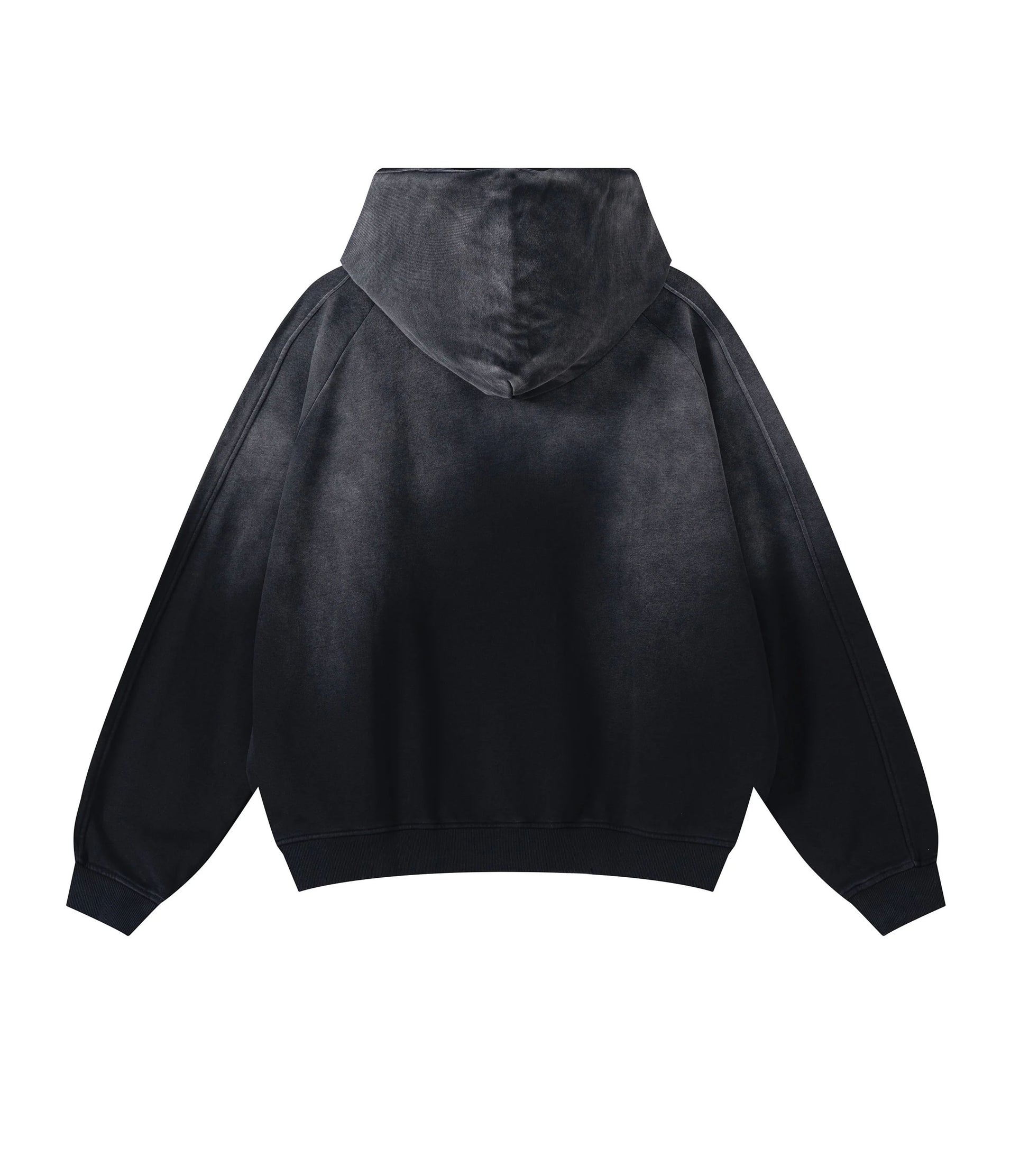 NOIR CONTRAST PANEL HOODIE hoodies | STREETWEAR APPAREL | UNDEVELOPED