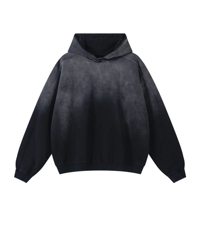 NOIR CONTRAST PANEL HOODIE hoodies | STREETWEAR APPAREL | UNDEVELOPED