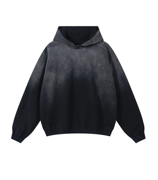 NOIR CONTRAST PANEL HOODIE | UNDEVELOPED