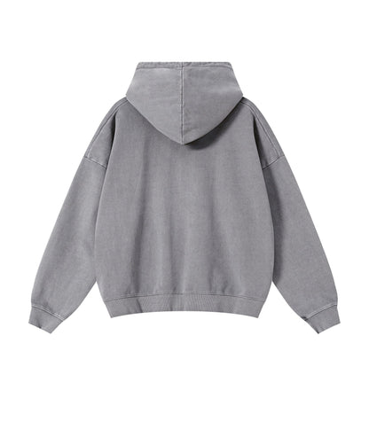 STONE VINTAGE WASH ZIP HOODIE hoodies | STREETWEAR APPAREL | UNDEVELOPED