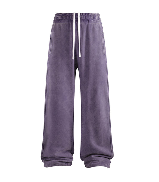 PLUM OVER-DYE SWEATPANTS | UNDEVELOPED