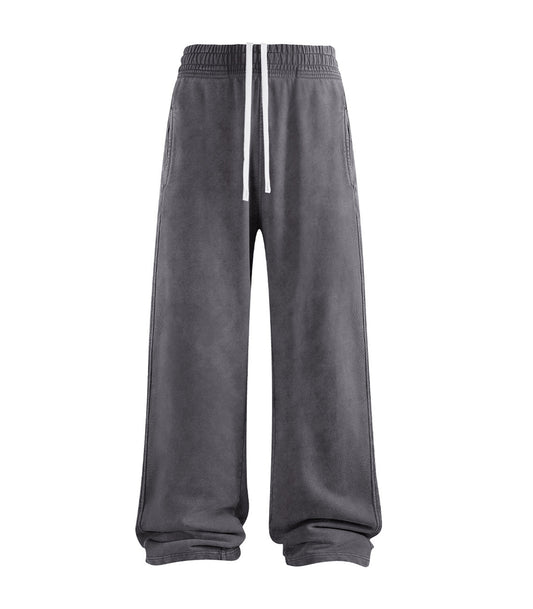 CHARCOAL OVER-DYE SWEATPANTS | UNDEVELOPED