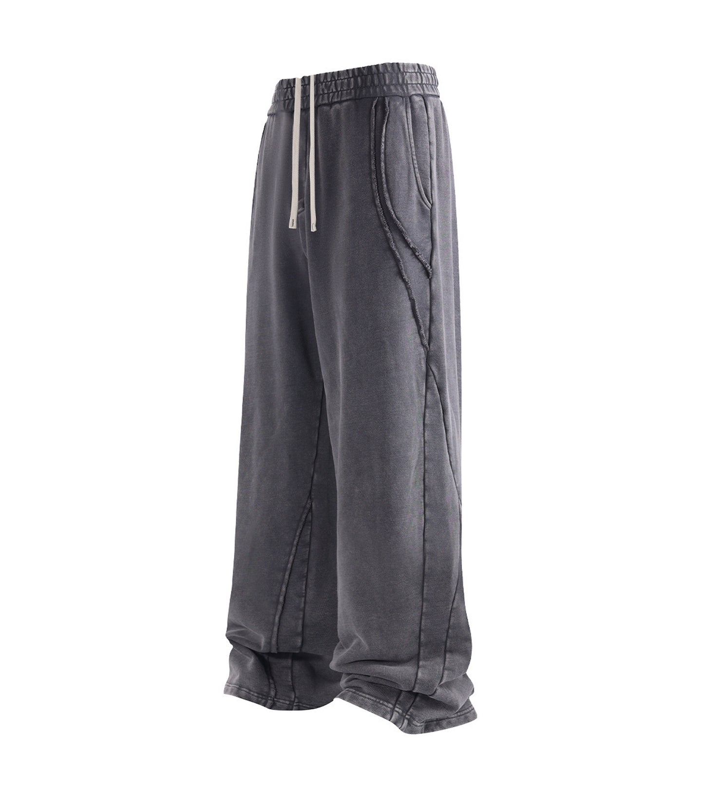 CHARCOAL PANEL SWEATPANTS | UNDEVELOPED