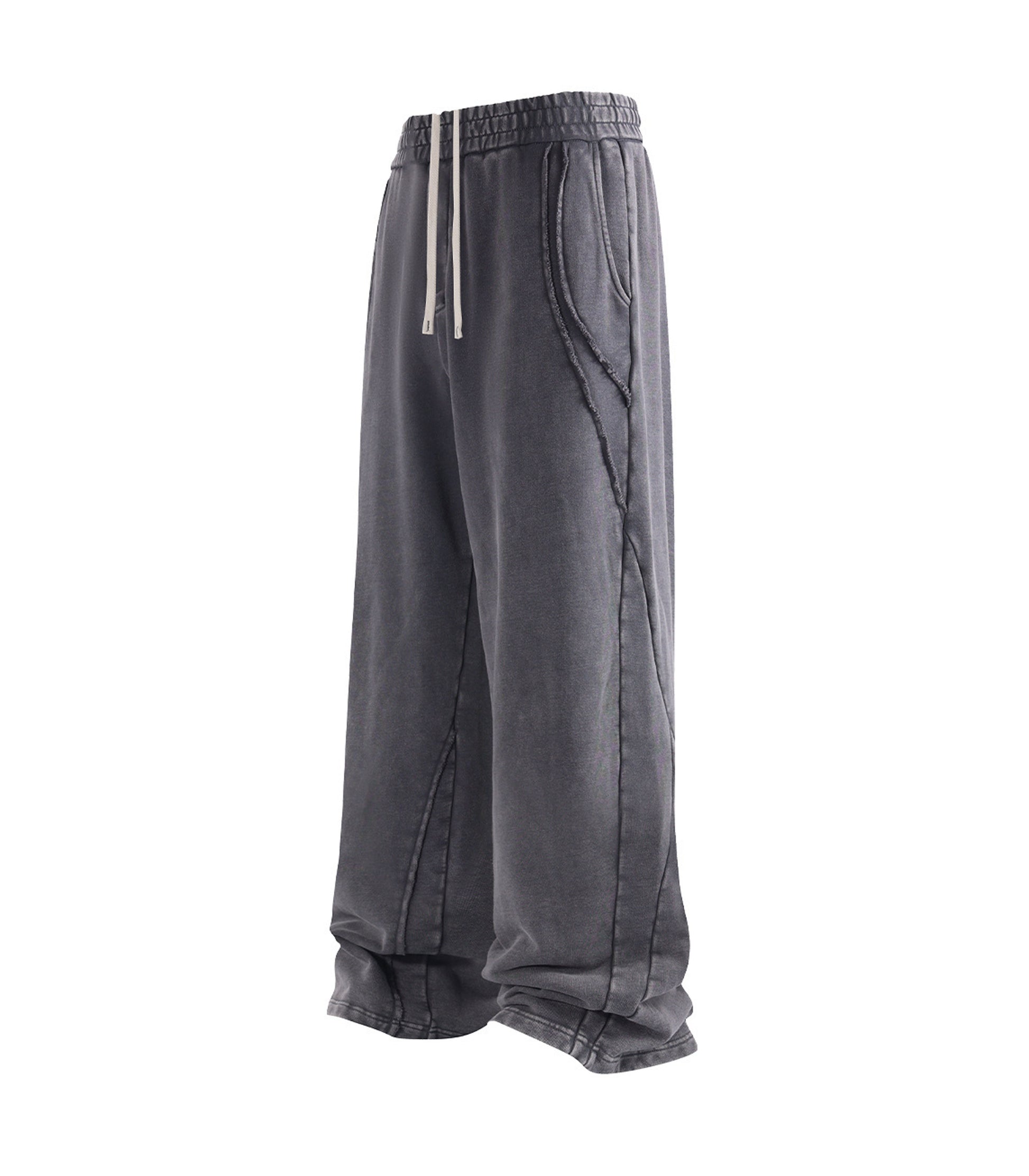 CHARCOAL PANEL SWEATPANTS | UNDEVELOPED