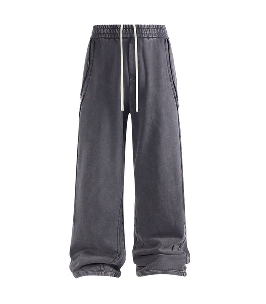 CHARCOAL PANEL SWEATPANTS | UNDEVELOPED