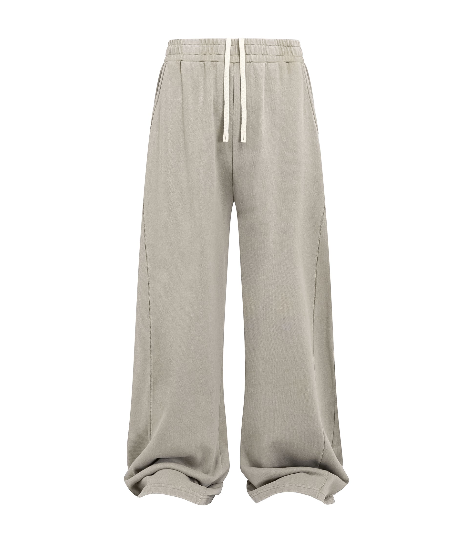 BEIGE PANEL SWEATPANTS | UNDEVELOPED