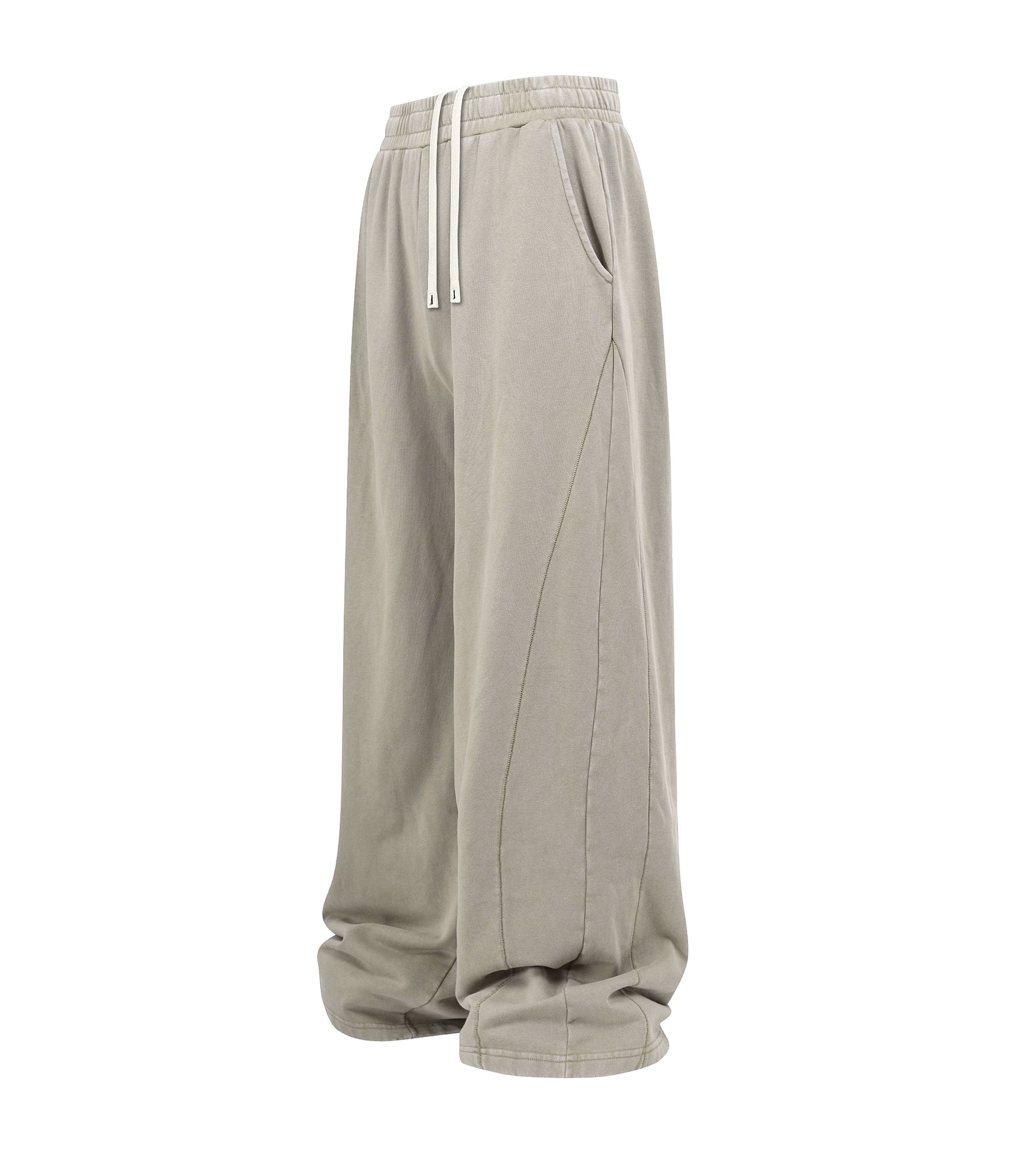 BEIGE PANEL SWEATPANTS | UNDEVELOPED