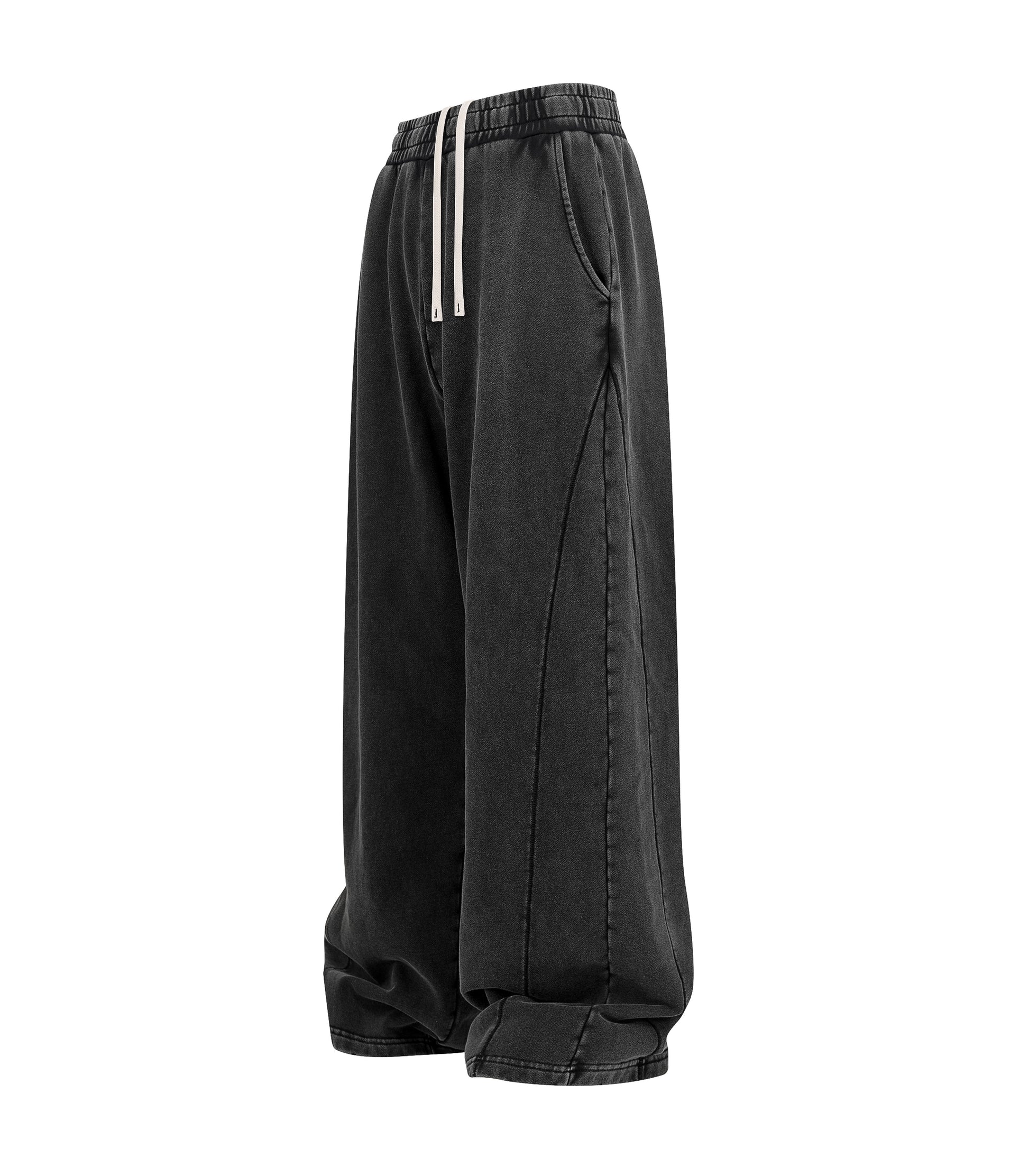 ACID WASH PANEL SWEATPANTS | UNDEVELOPED