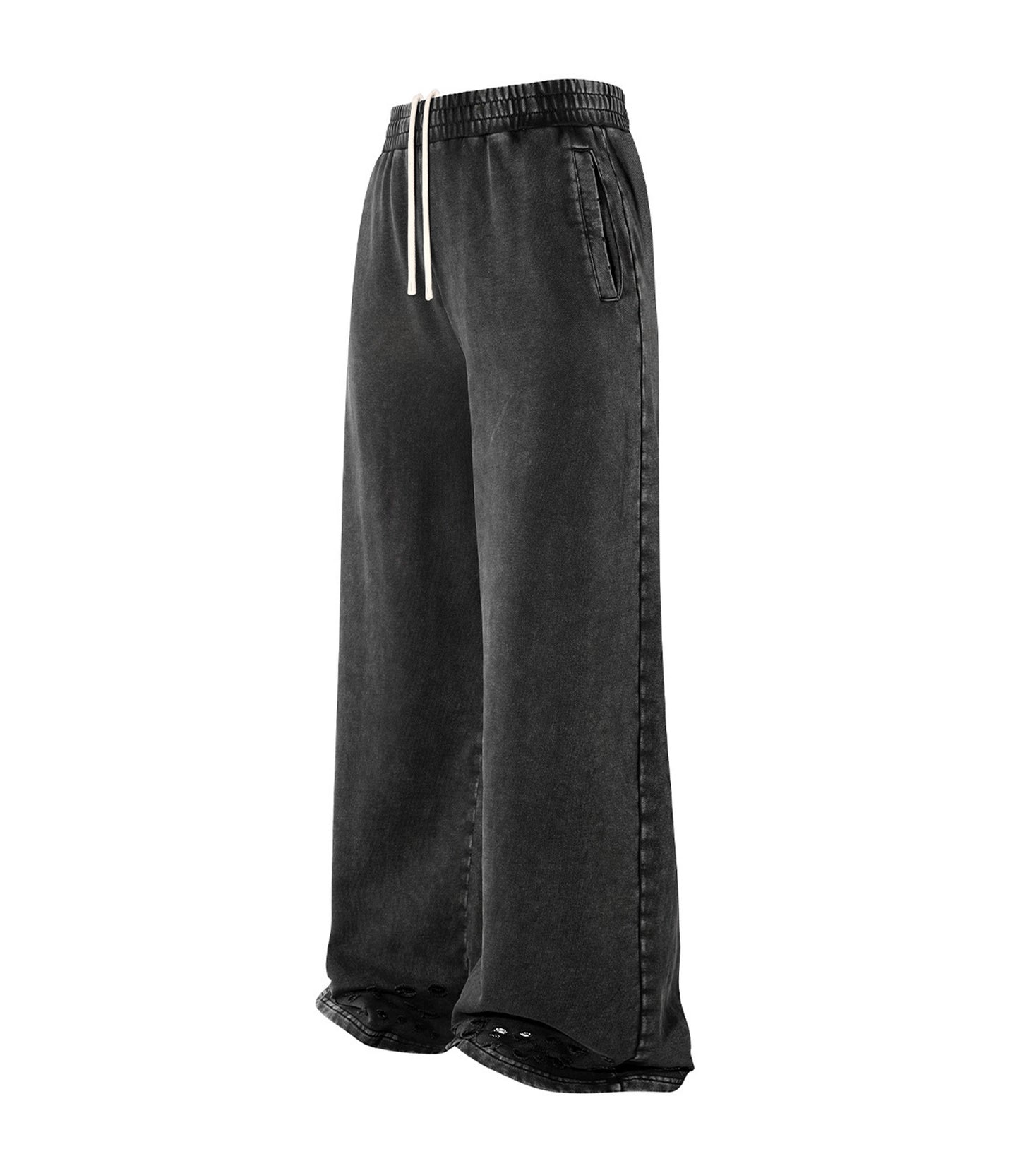 NOIR DISTRESSED SWEATPANTS | UNDEVELOPED