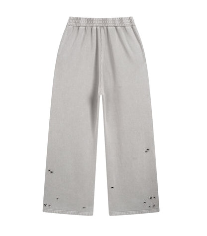 GREY DESTROYED SWEATPANTS | UNDEVELOPED