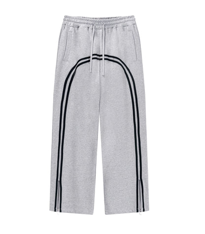 HEATHER STRIPED SWEATPANTS | UNDEVELOPED