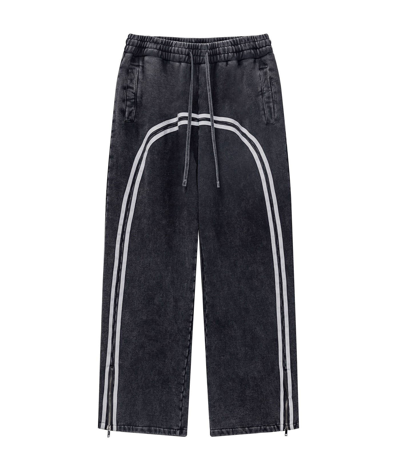 NOIR STRIPED SWEATPANTS | UNDEVELOPED