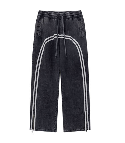 NOIR STRIPED SWEATPANTS | UNDEVELOPED