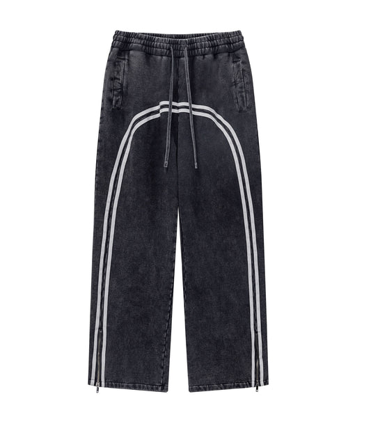 NOIR STRIPED SWEATPANTS | UNDEVELOPED
