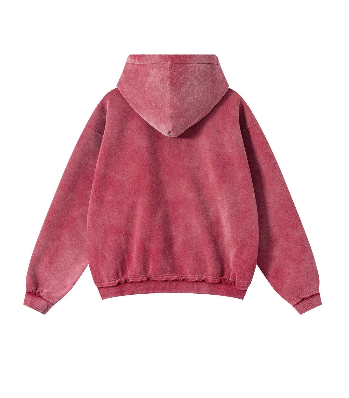 ROSE DISTRESSED ZIP HOODIE | UNDEVELOPED