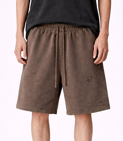 CLOVE DISTRESSED SWEATSHORTS | STREETWEAR APPAREL | UNDEVELOPED
