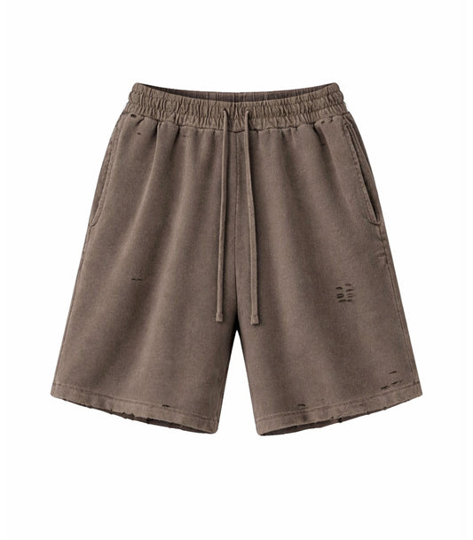 CLOVE DISTRESSED SWEATSHORTS | STREETWEAR APPAREL | UNDEVELOPED