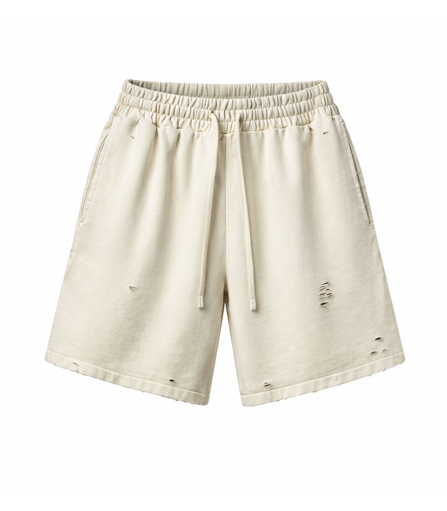 SAND DISTRESSED SWEATSHORTS | STREETWEAR APPAREL | UNDEVELOPED