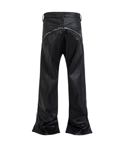 WAXED DIAMOND ZIP DENIM