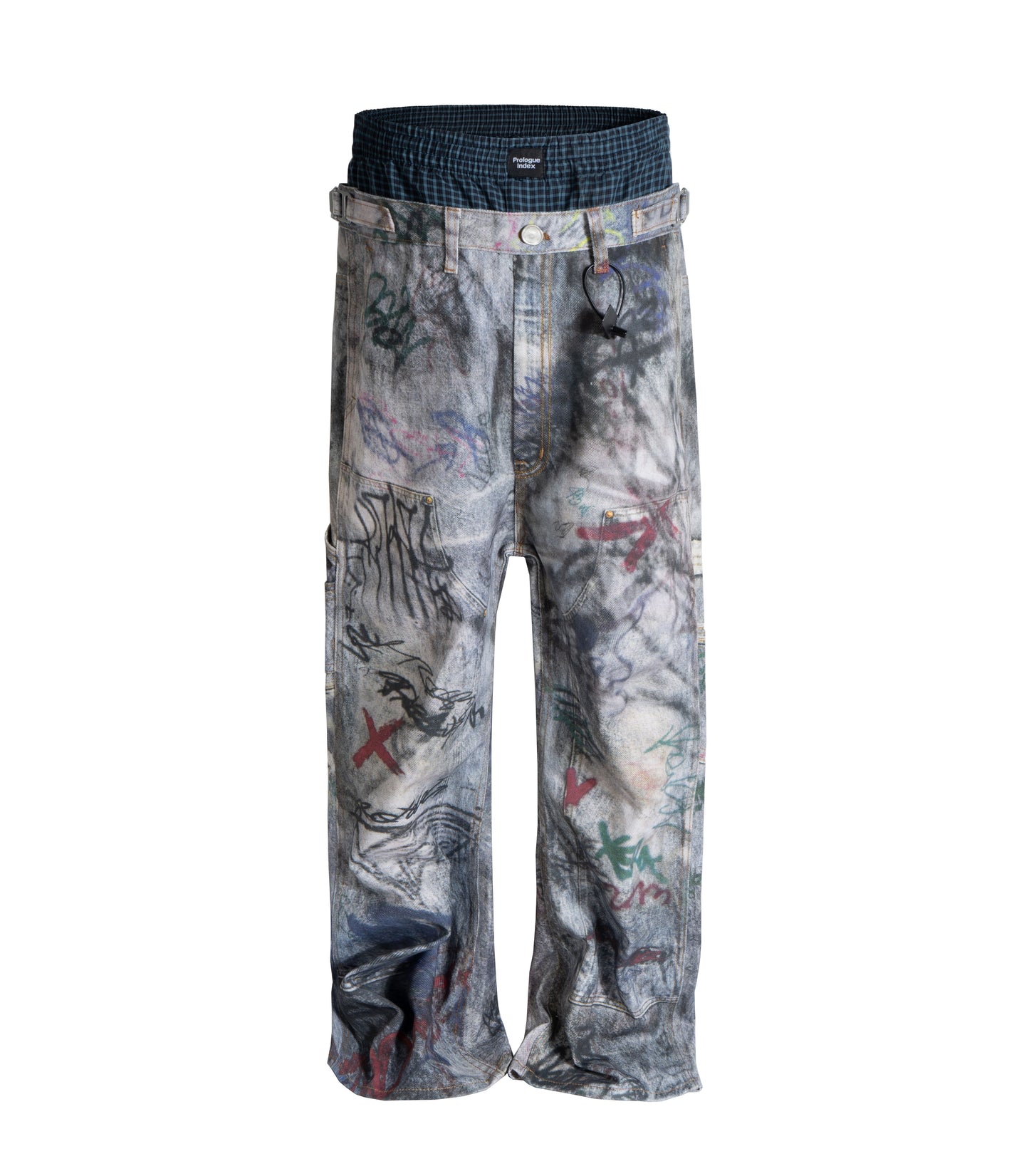 GRAFFITI BOXER DENIM