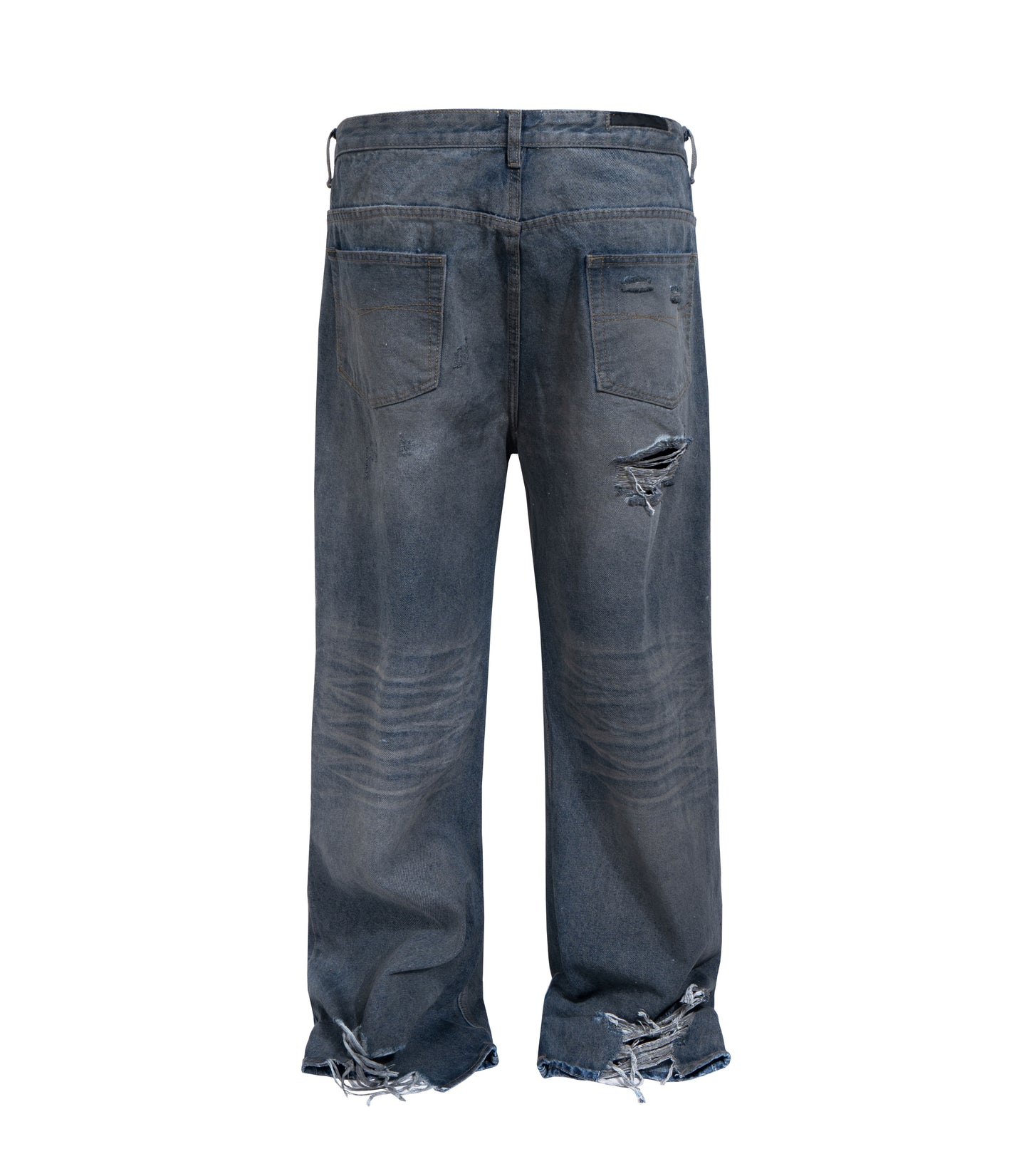 DESTROYED SLIM DENIM