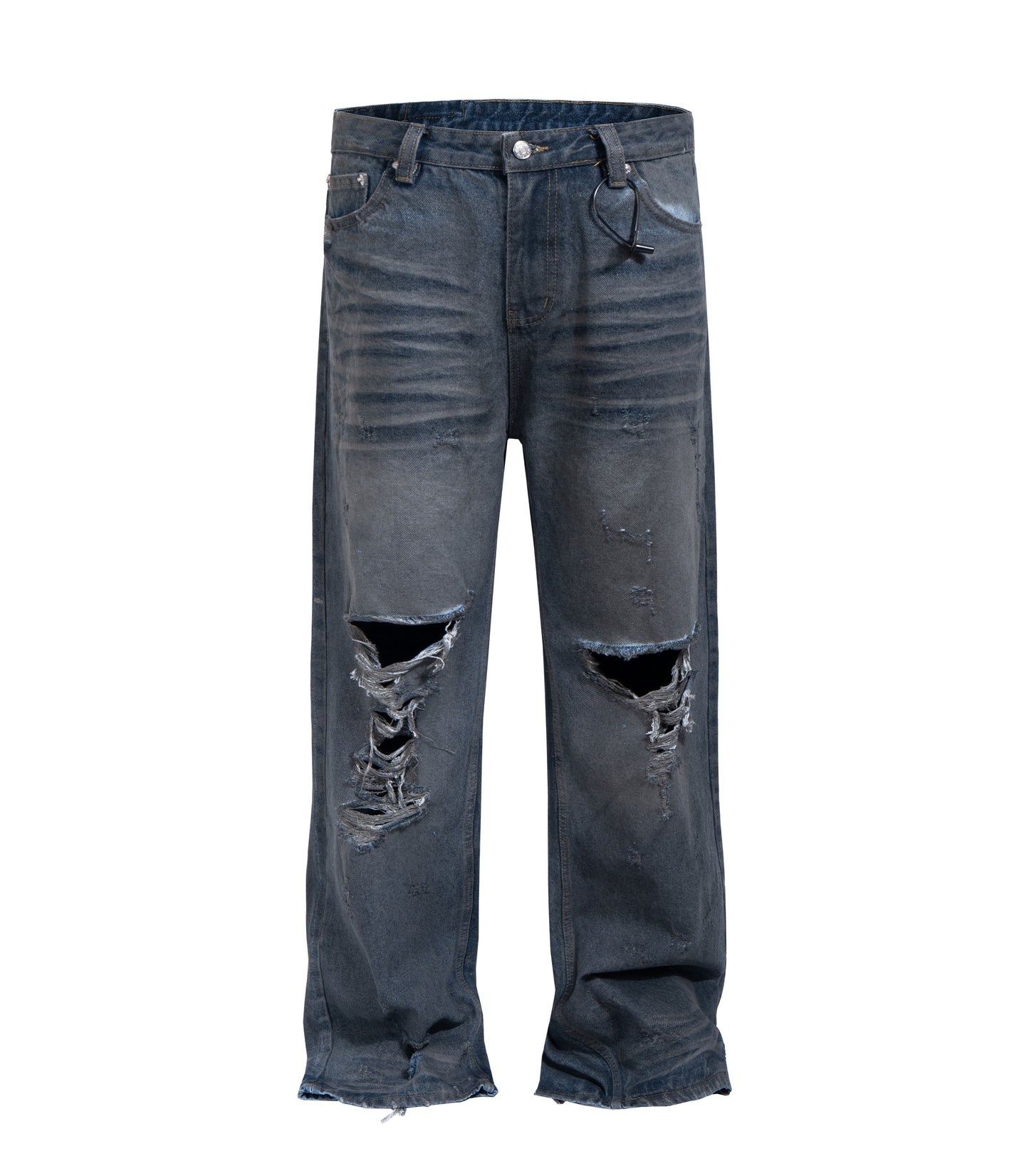 DESTROYED SLIM DENIM