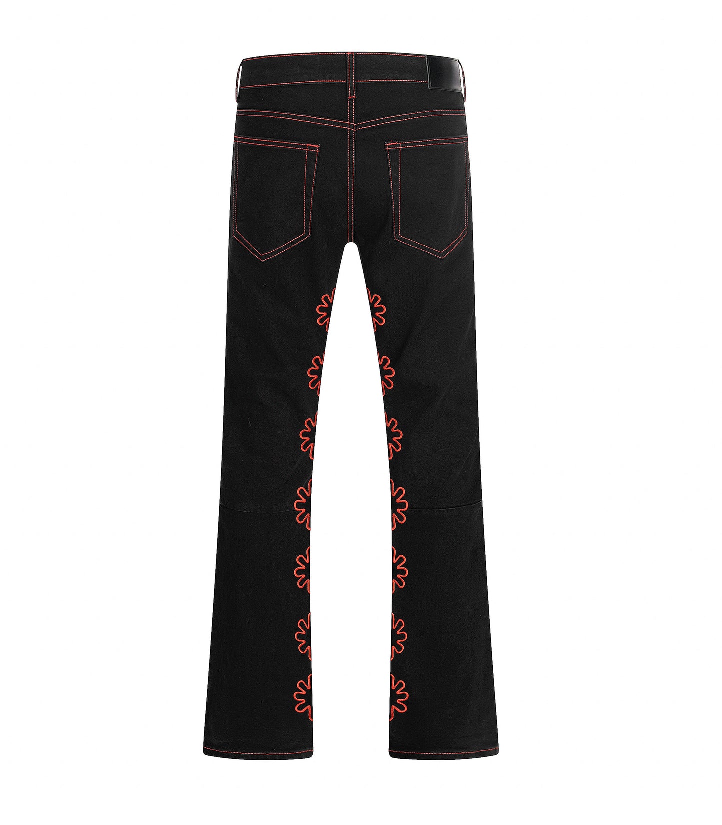 HOLLOW MANDARIN ASTERISK FLARE DENIM | UNDEVELOPED