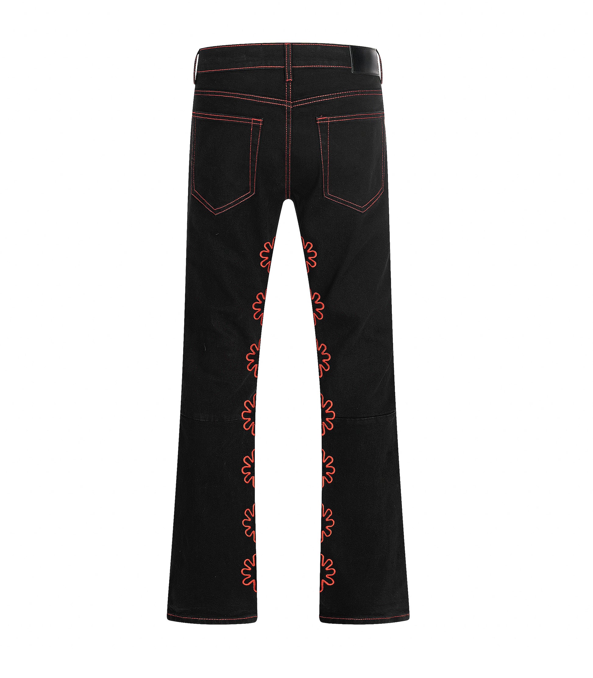 HOLLOW MANDARIN ASTERISK FLARE DENIM | UNDEVELOPED