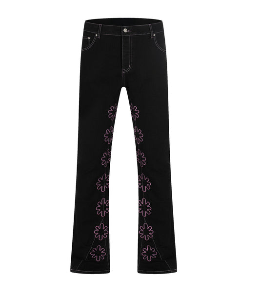 PLUM ASTERISK FLARE DENIM | UNDEVELOPED