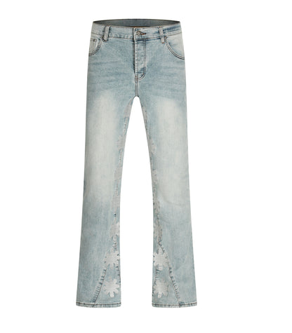 STONE ASTERISK FLARE DENIM | UNDEVELOPED